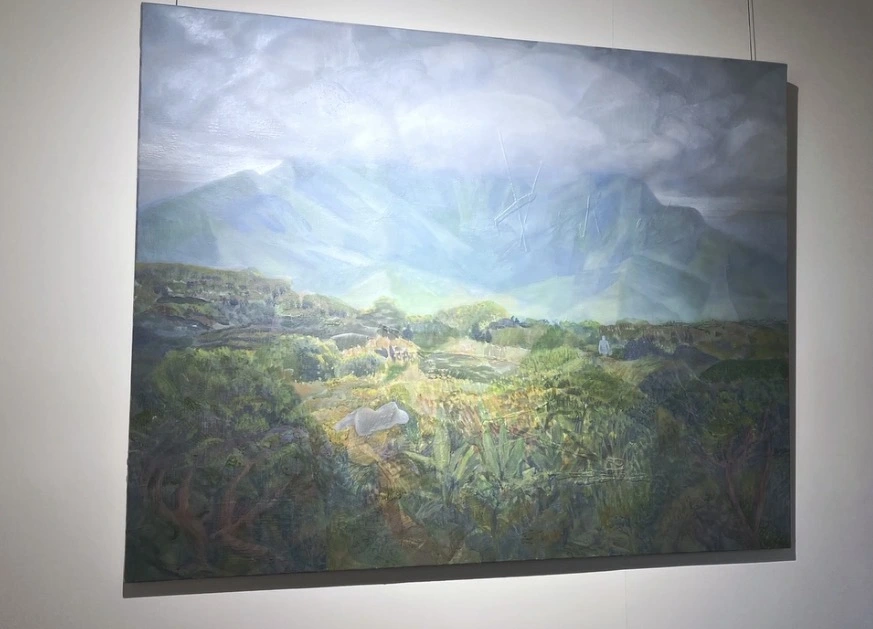 龍洞後山    藝術家｜黃思喆    尺寸｜H116.5*W91 cm    媒材｜畫布、油畫顏料